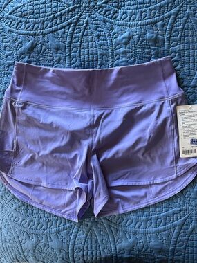 lululemon athletica Lavender High-Rise Athletic Shorts